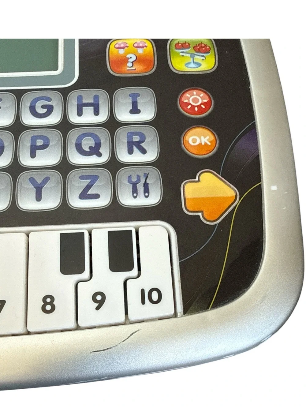VTech Little Apps Tablet Black Educational Learning Toy Piano Tested